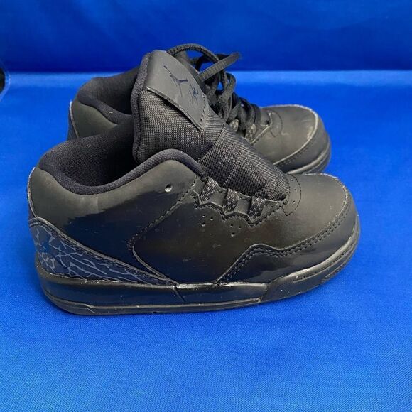 Jordan Flight Origin 2 BLACK Basketball Shoes for Toddler-Baby - Picture 7 of 16